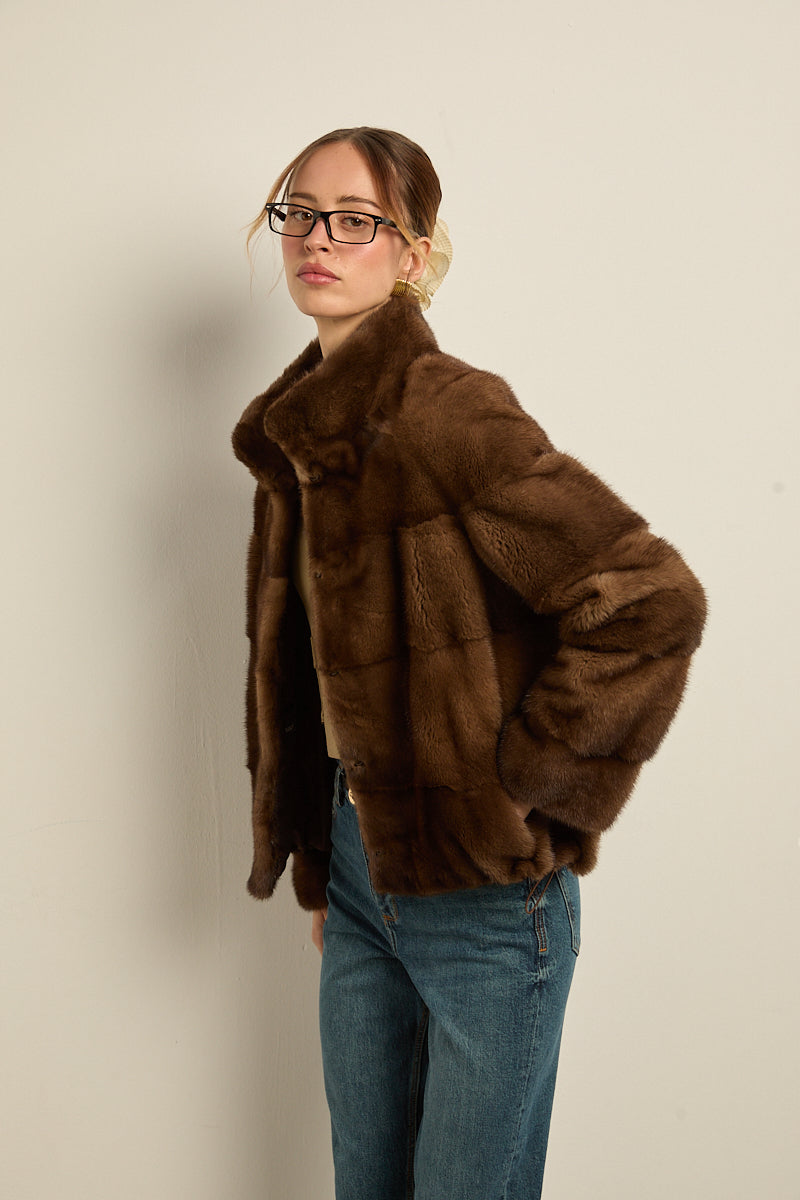 Chaqueta visón demi modelo Cocó
