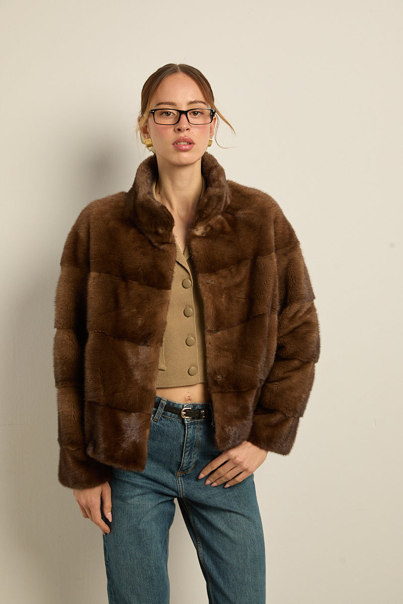 Chaqueta visón demi modelo Cocó
