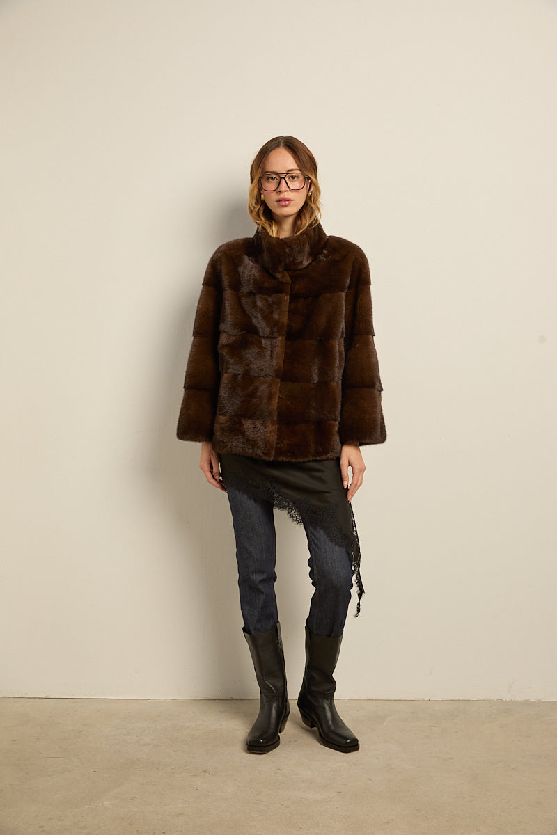 Chaqueta visón demi modelo Paris
