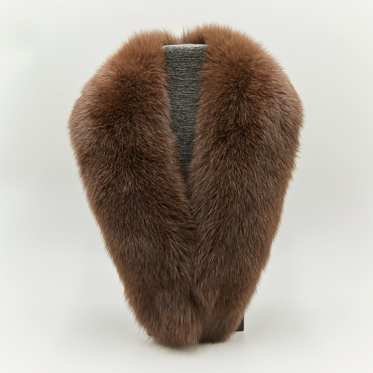 Cuello smoking zorro marrón