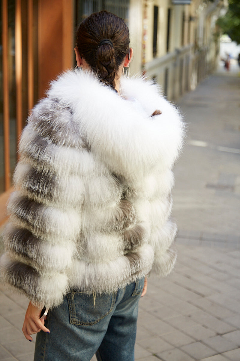 Chaqueta con capucha zorro shadow