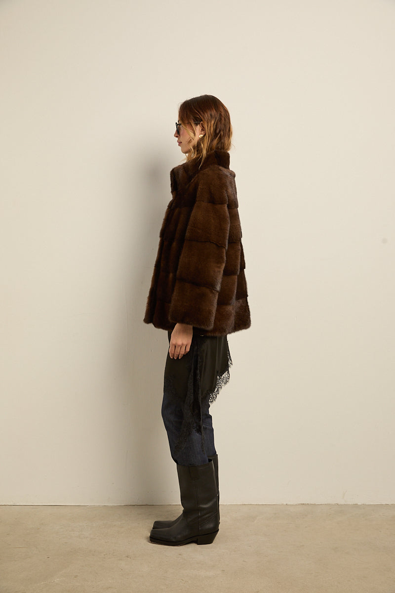 Chaqueta visón demi modelo Paris