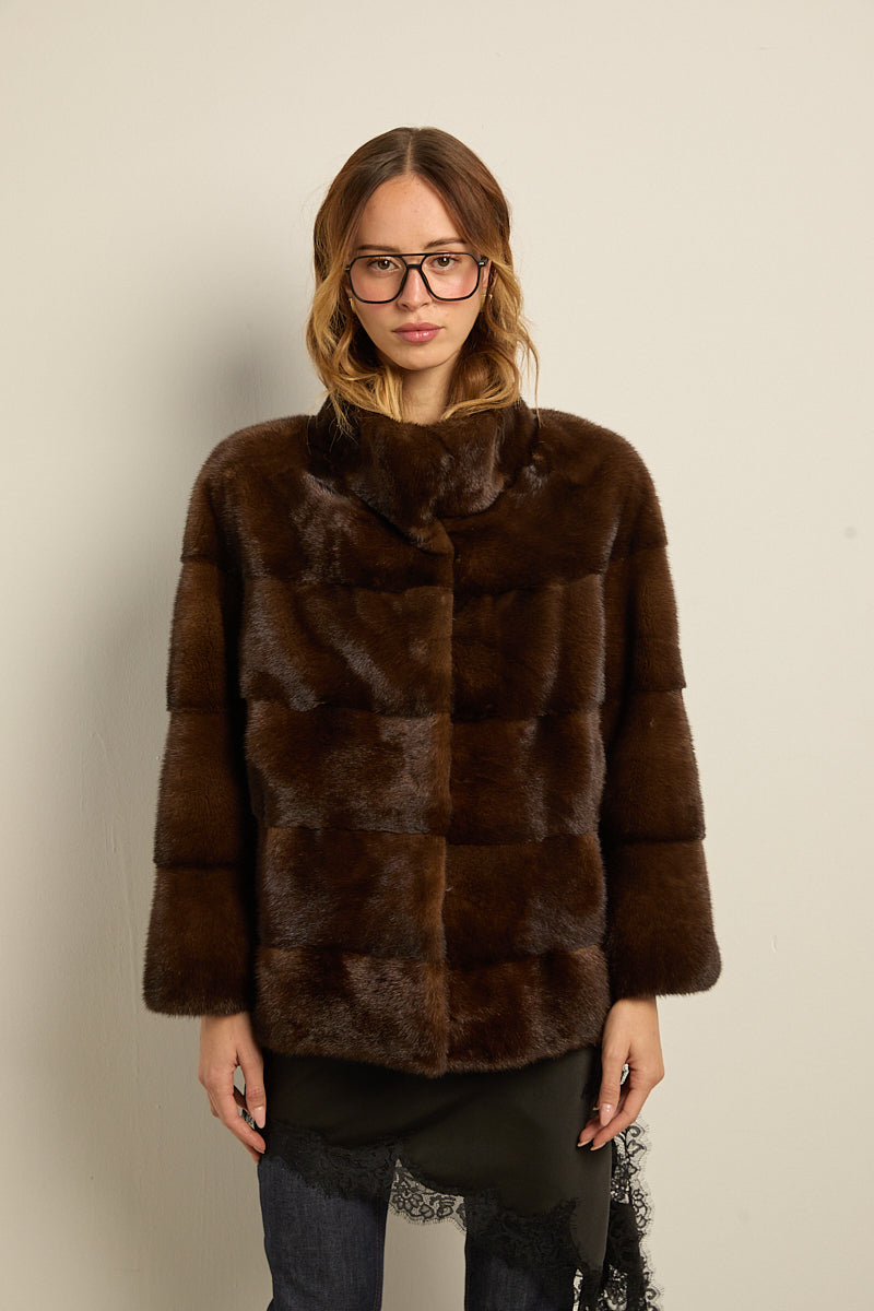 Chaqueta visón demi modelo Paris