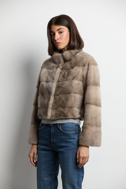 Chaqueta visón zafiro modelo Event