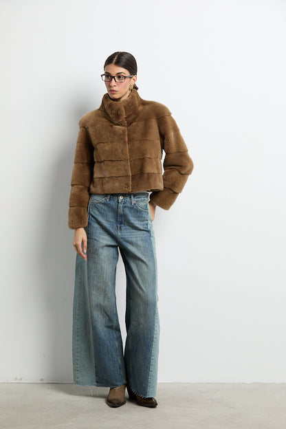 Chaqueta visón camel modelo Event