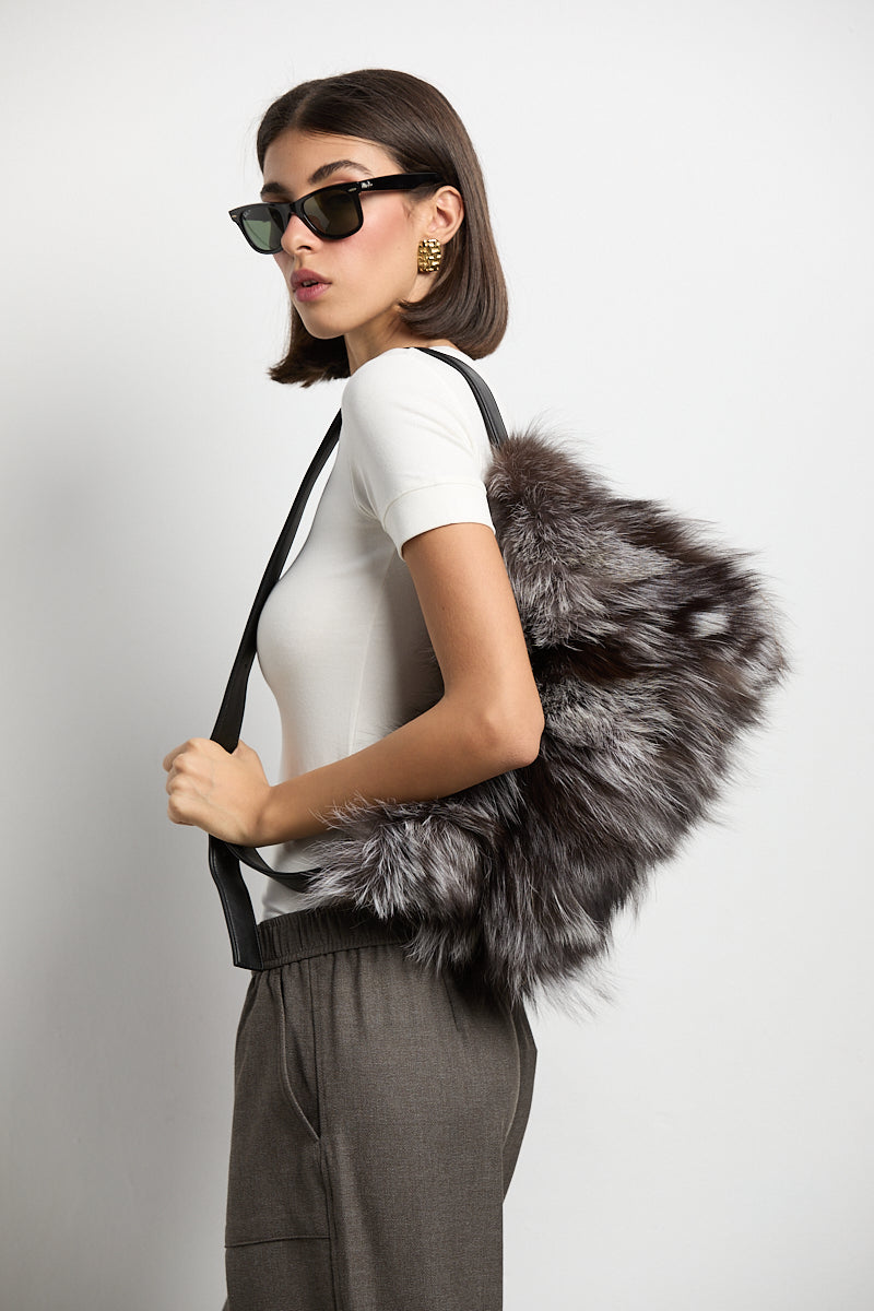 Bolso de zorro silver fox