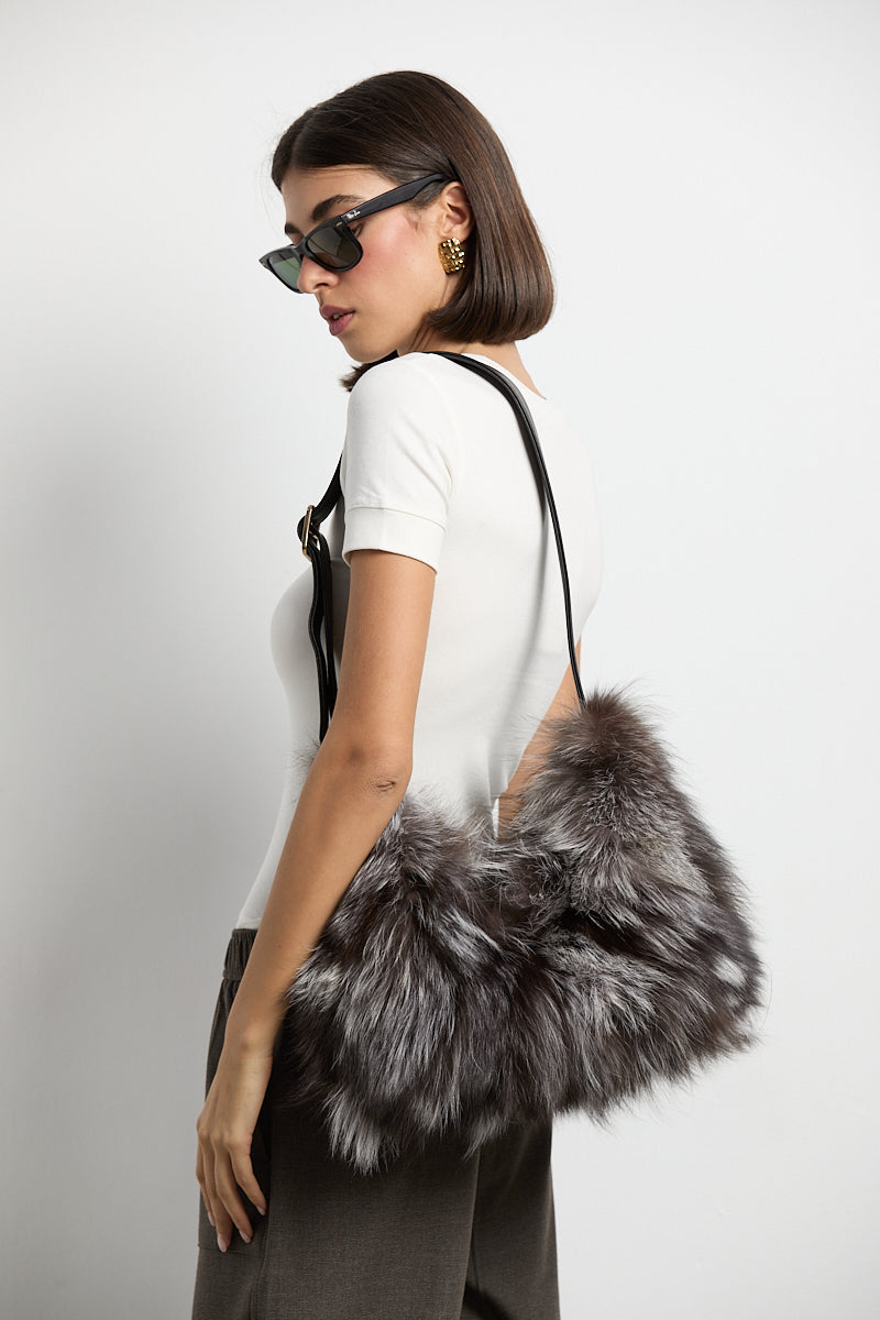 Bolso de zorro silver fox