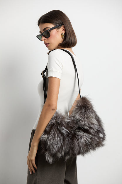 Bolso de zorro silver fox
