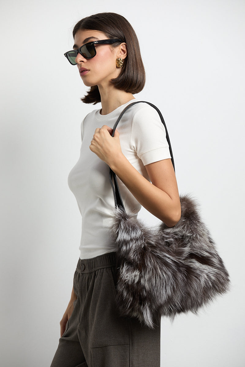 Bolso de zorro silver fox