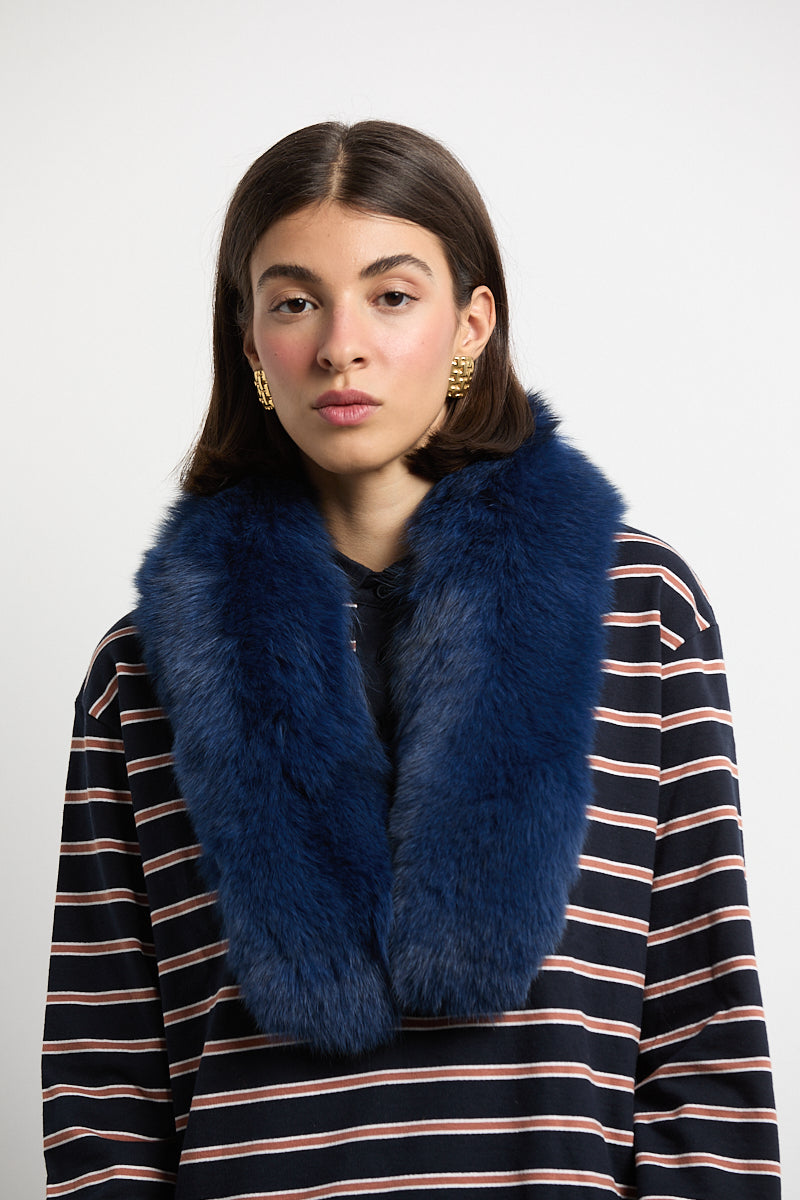Cuello smoking zorro azul