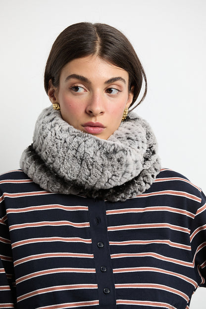 Cuello cerrado doble vuelta extra grande
