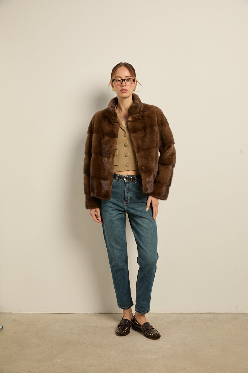 Chaqueta visón demi modelo Cocó