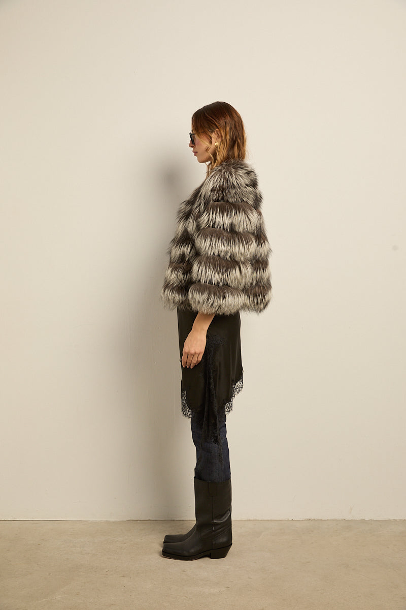 Chaqueta zorro siver fox