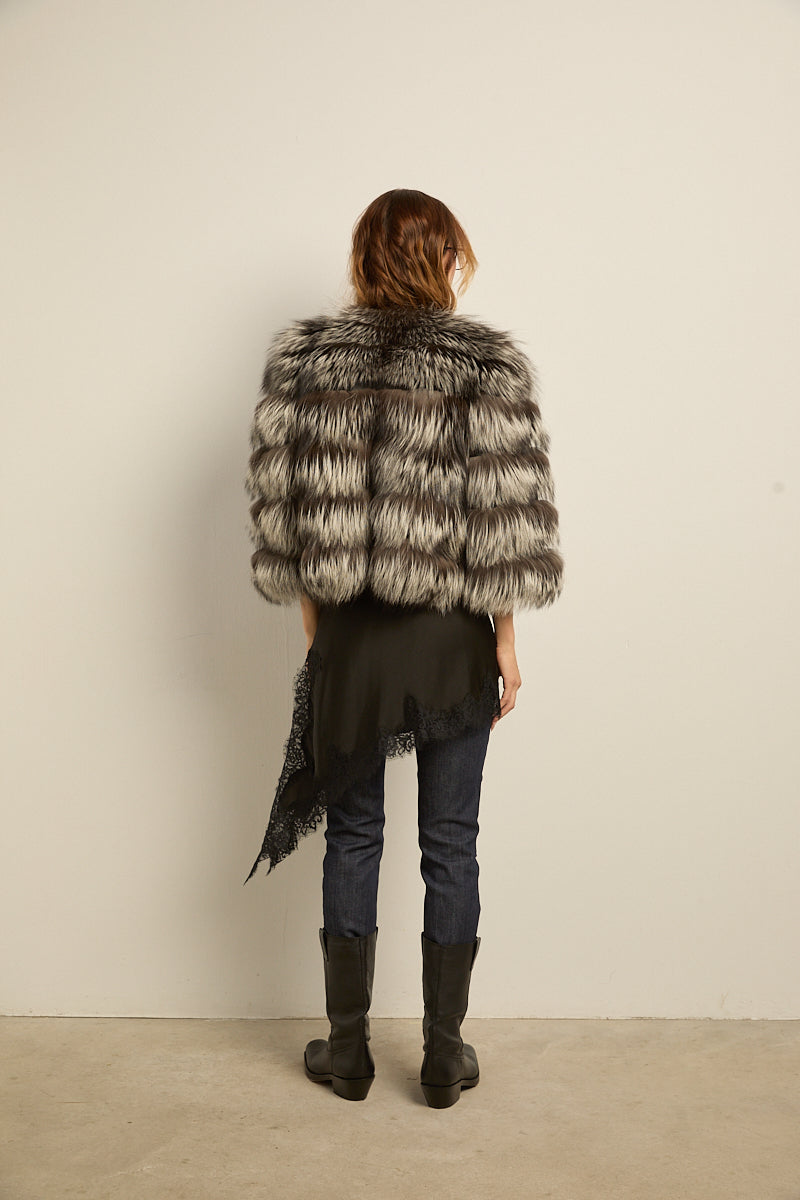 Chaqueta zorro siver fox