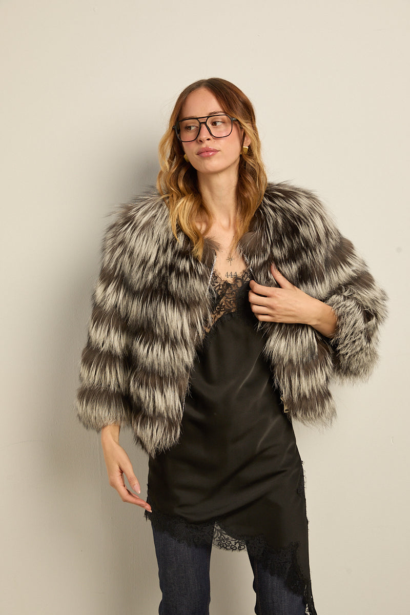 Chaqueta zorro siver fox