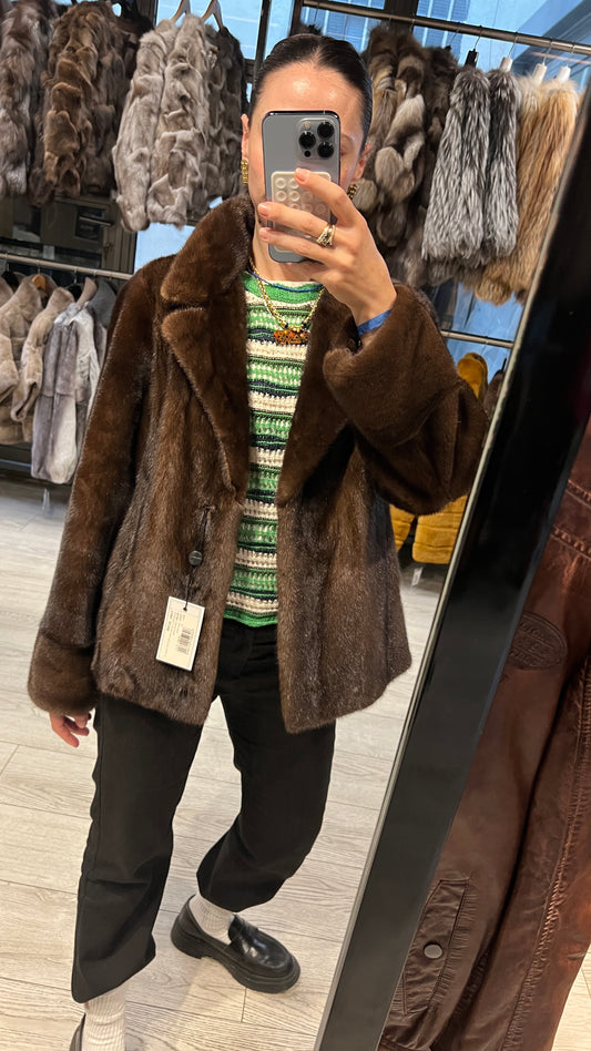 Chaqueta visón demi modelo London