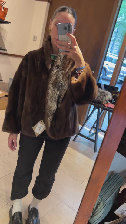 Chaqueta de visón modelo Kyoto demi